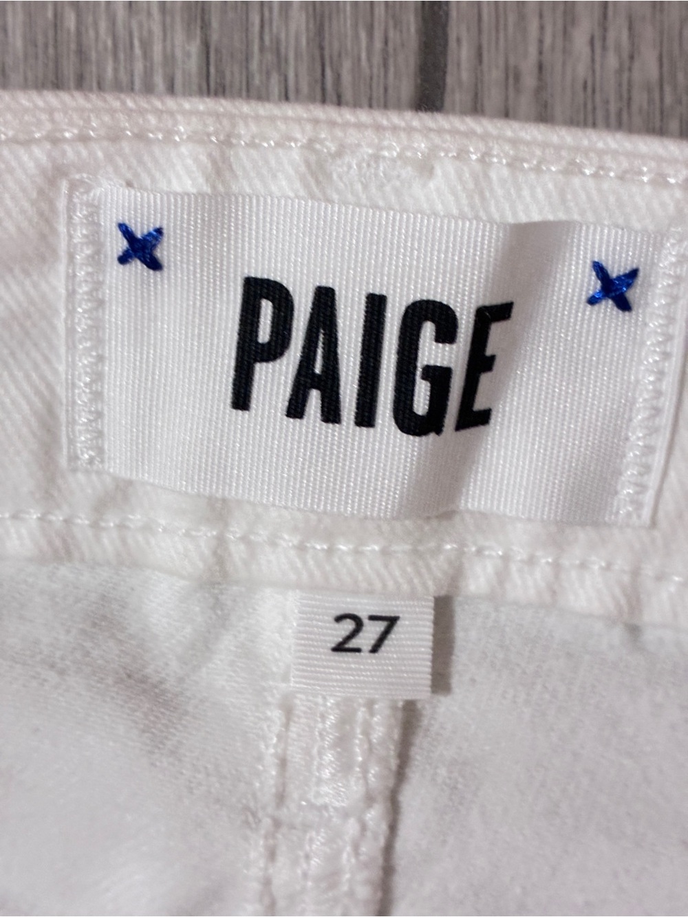 PAIGE Genevieve White Bootcut Jeans Size 27 Crisp White Stretch Denim - Picture 4 of 10
